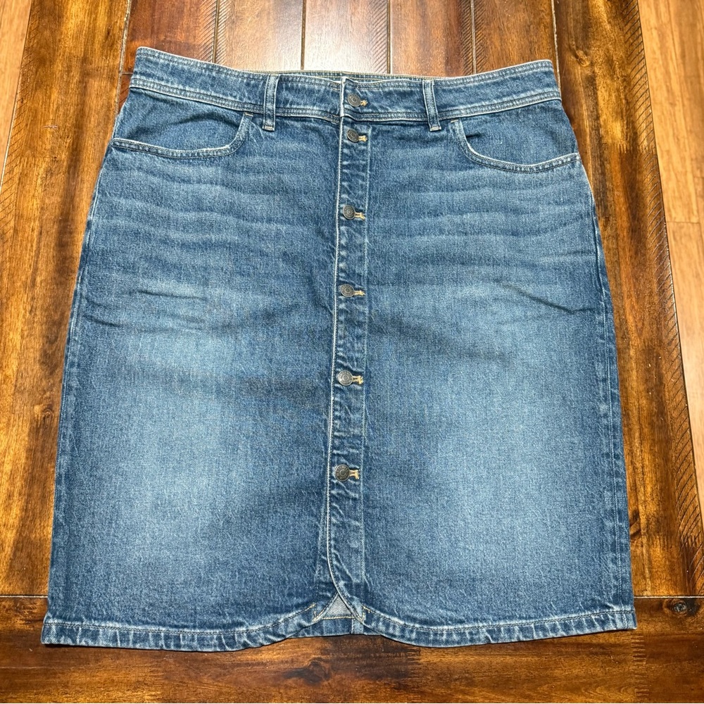 Madewell denim skirt